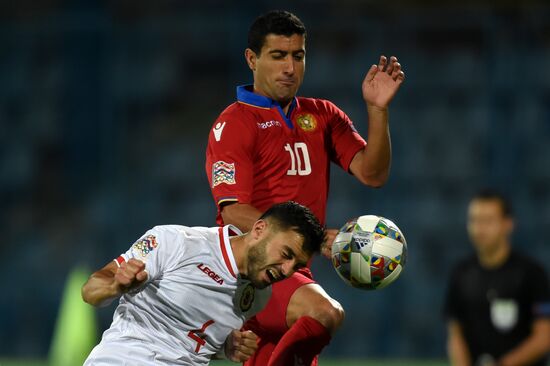 Armenia Soccer Nations League Armenia - Gibraltar