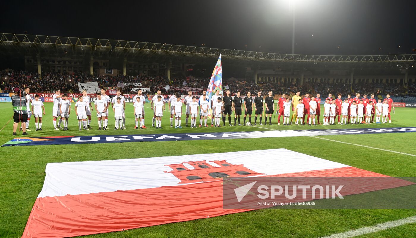 Armenia Soccer Nations League Armenia - Gibraltar