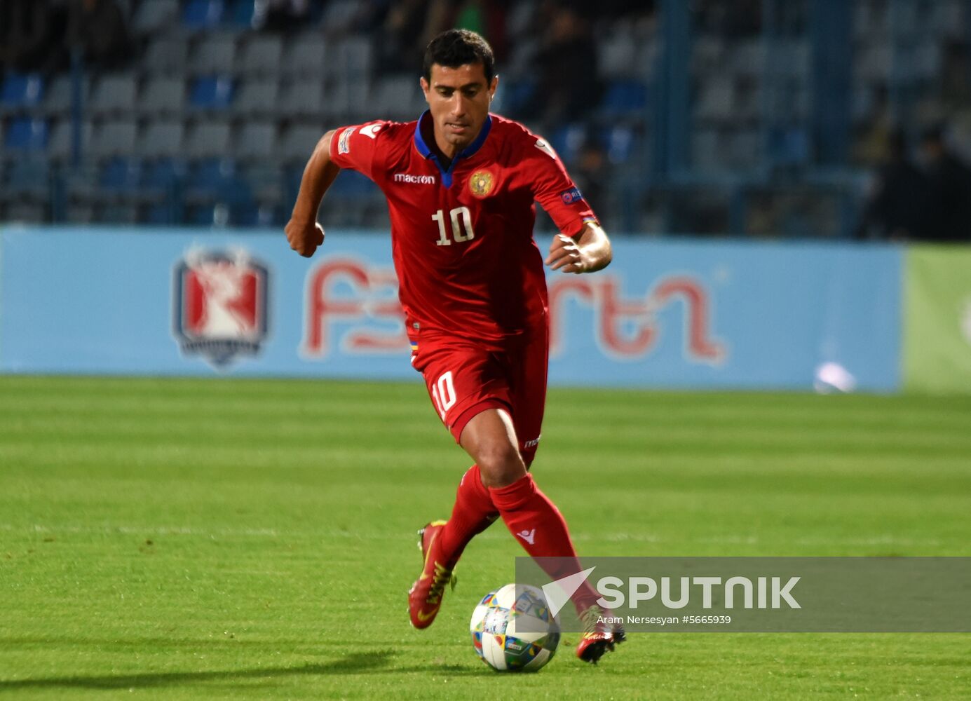 Armenia Soccer Nations League Armenia - Gibraltar