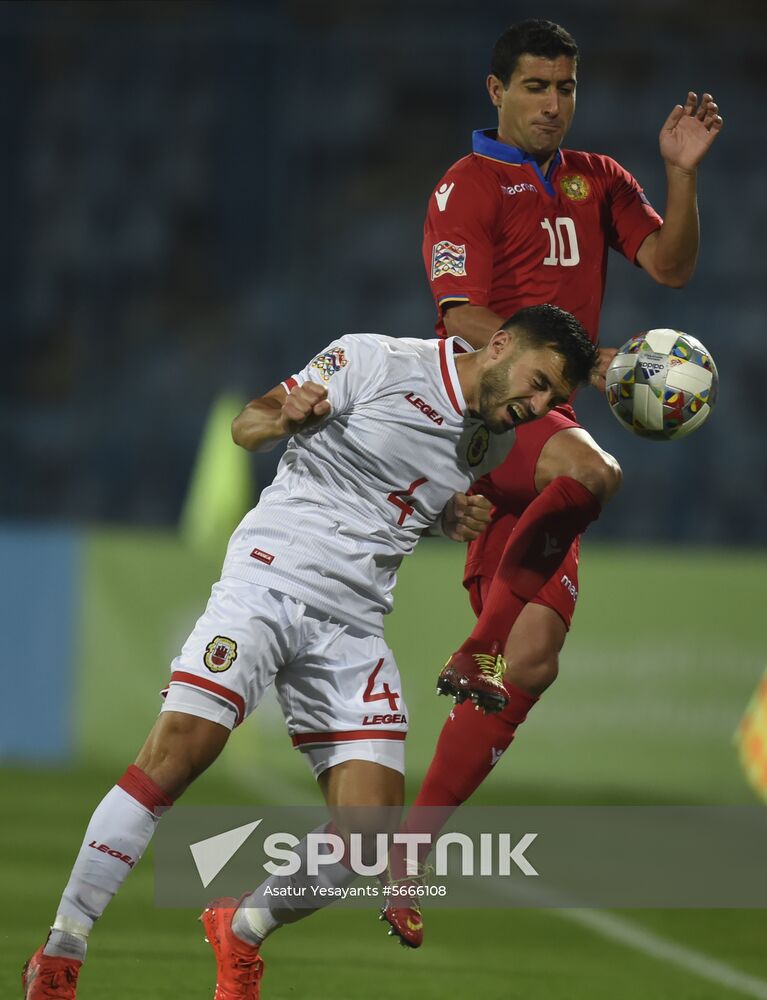 Armenia Soccer Nations League Armenia - Gibraltar