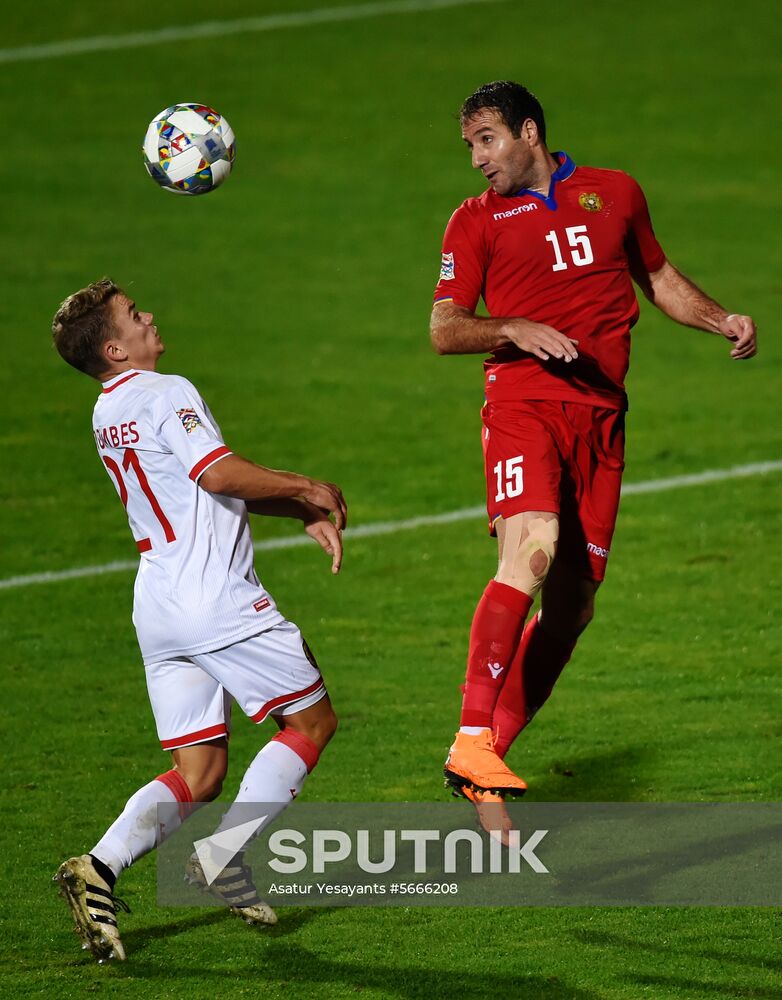Armenia Soccer Nations League Armenia - Gibraltar