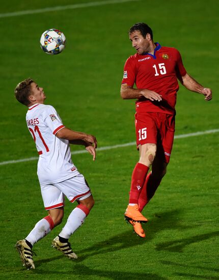Armenia Soccer Nations League Armenia - Gibraltar