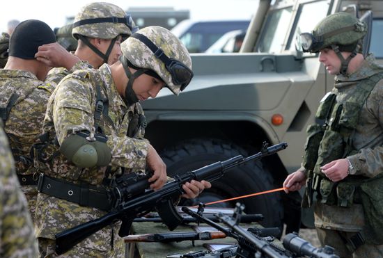 Kyrgyzstan CSTO Military Drills