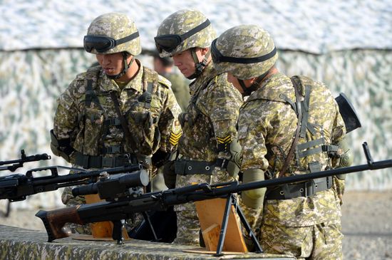 Kyrgyzstan CSTO Military Drills