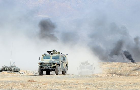 Kyrgyzstan CSTO Military Drills