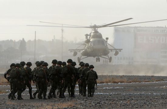 Kyrgyzstan CSTO Military Drills