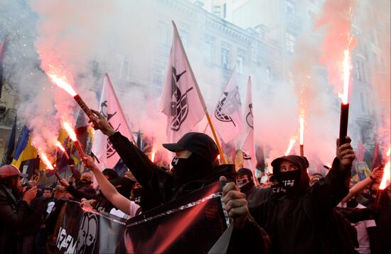 Ukraine Nationalists Rally