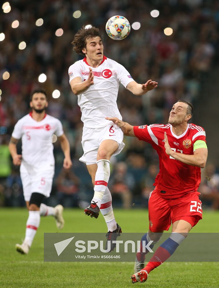 Russia Soccer Nations League Russia - Turkey