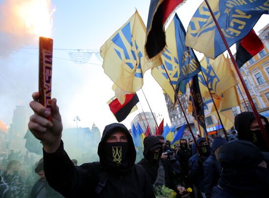 Ukraine Nationalists Rally