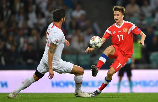 Russia Soccer Nations League Russia - Turkey
