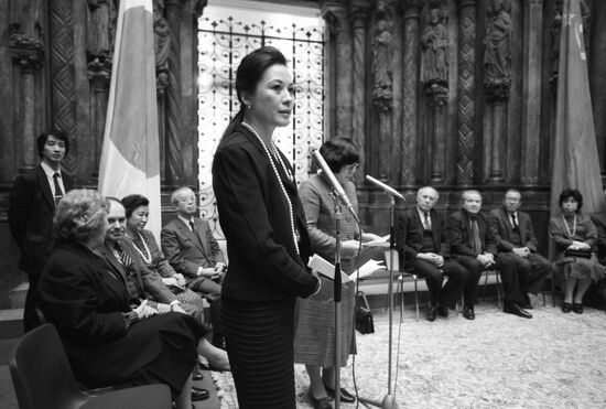 Japanese impressionist painters visit USSR
