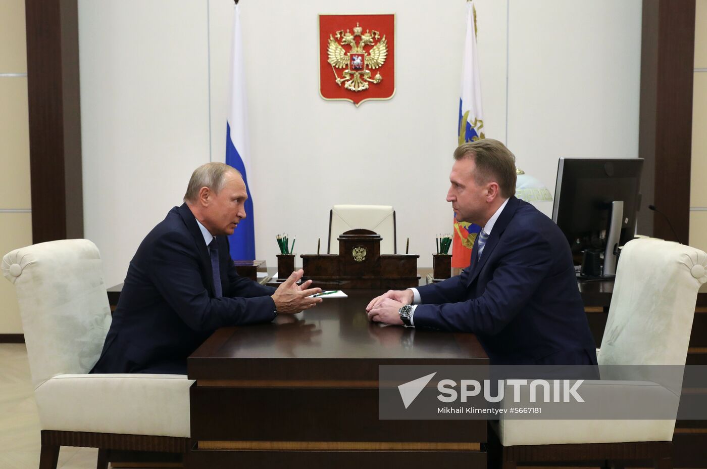 President Putin meets with VEB Chairman Shuvalov