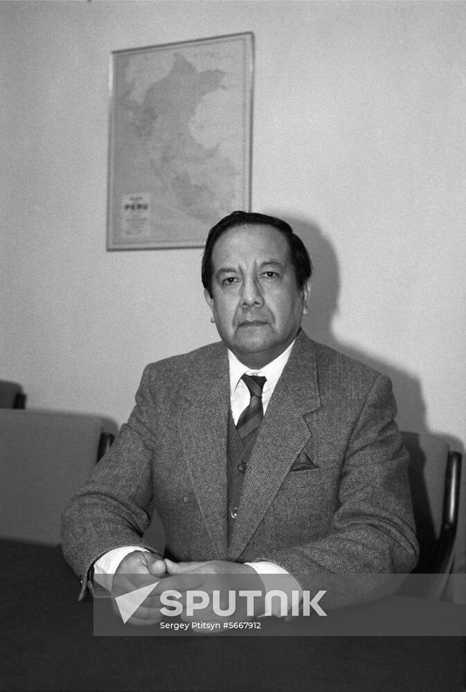 Peruvian Ambassador to USSR Roger Eloy Saavedra