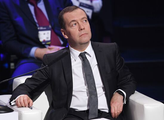 Russian Prime Minister Dmitry Medvedev chairs meeting of Skolkovo Foundation Board of Trustees