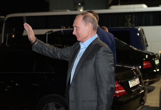 President Vladimir Putin meets with Egyptian President Abdel Fattah el-Sisi
