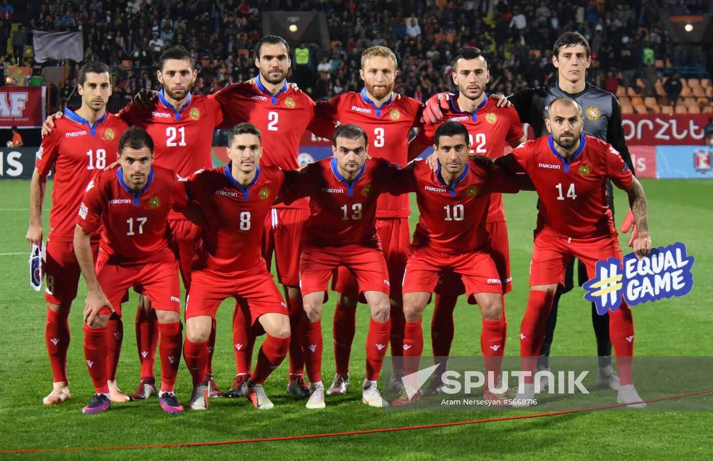 Armenia Soccer Nations League Armenia - Macedonia