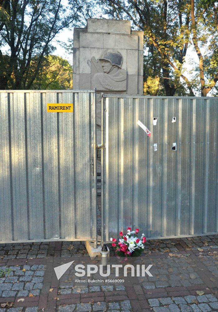 Poland Russia Soviet Monument