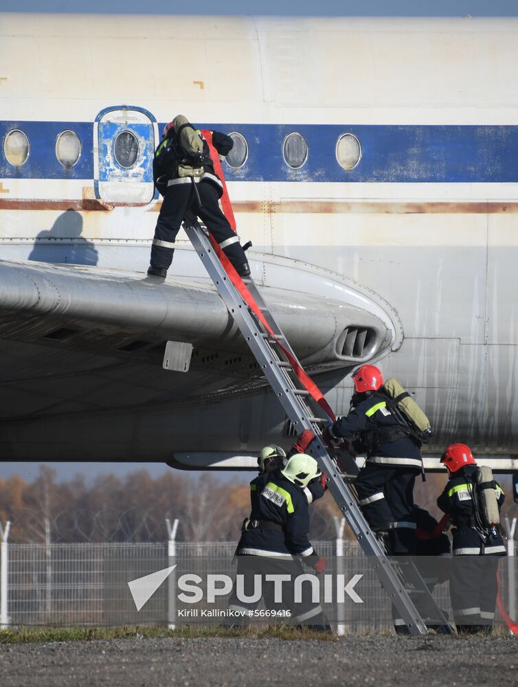 Russia Airport Fire-fighting Drills