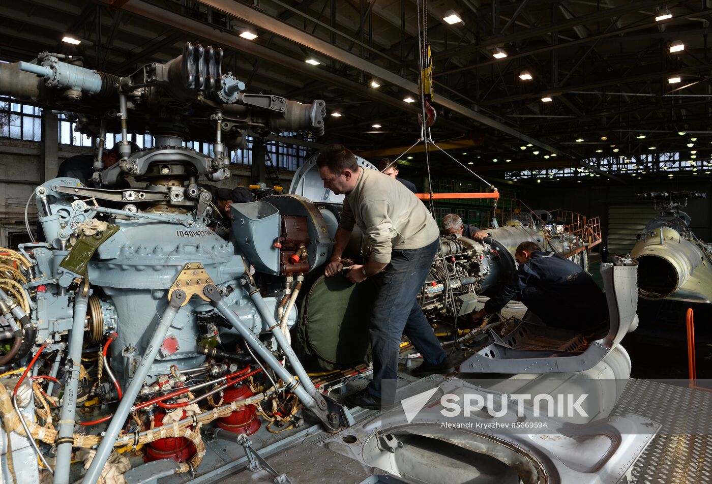 Russia Helicopter Repair 