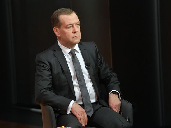 Prime Minister Dmitry Medvedev's interview with Euronews TV channel