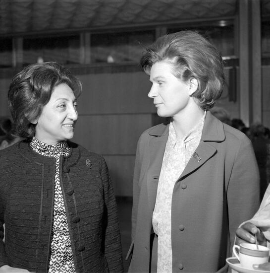 USSR pilot cosmonaut Valentina Tereshkova