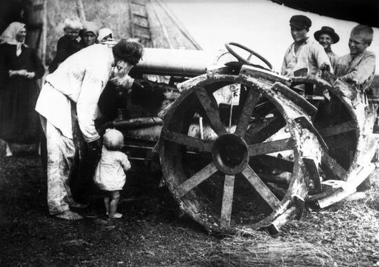 Farm's first tractor