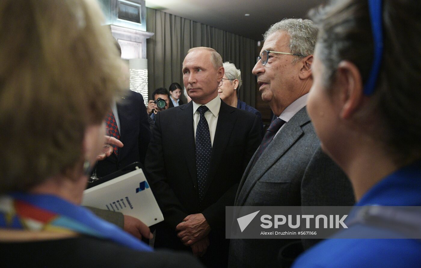 President Putin attends Valdai Club meeting