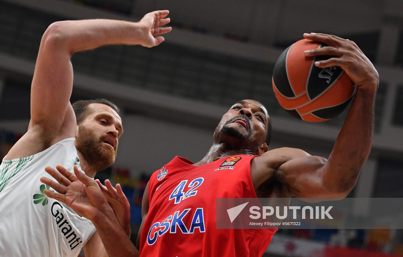 Russia Basketball Euroleague CSKA - Darussafaka