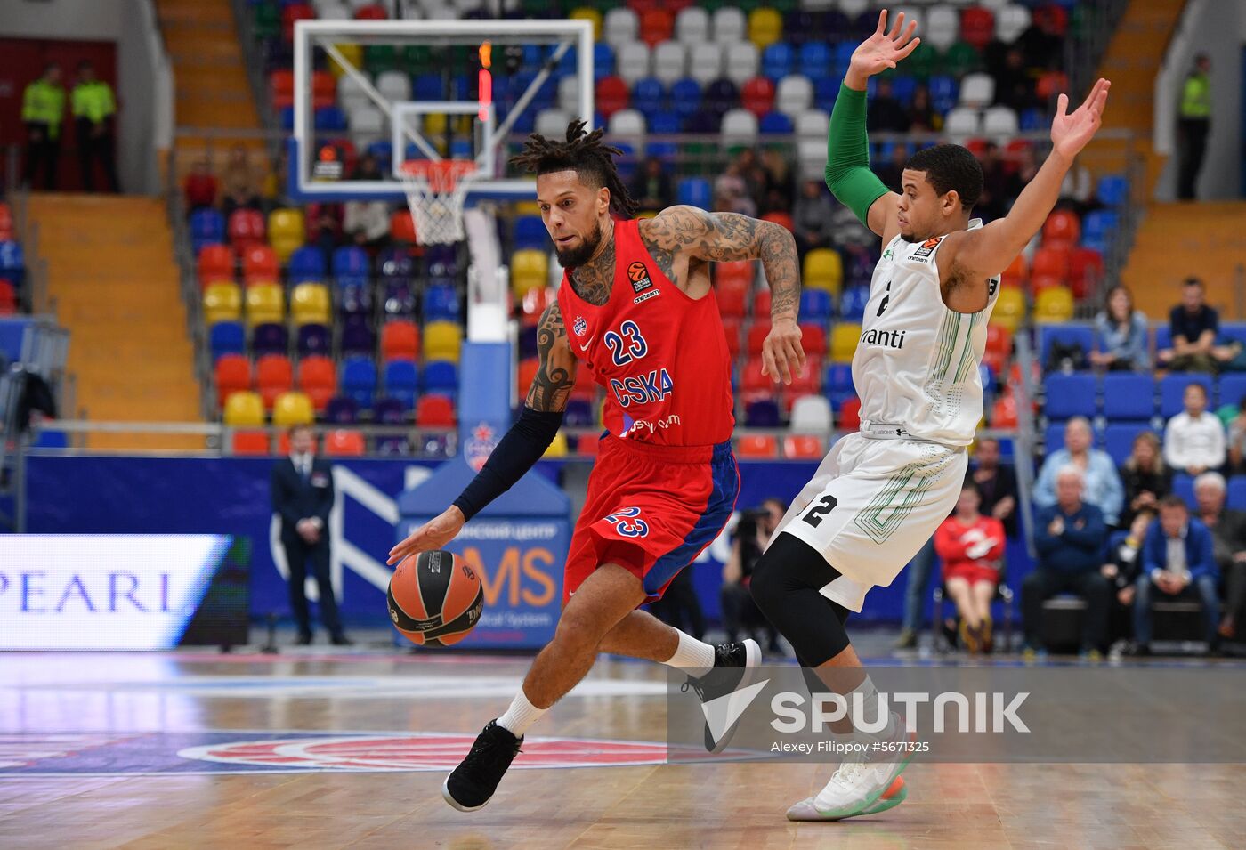 Russia Basketball Euroleague CSKA - Darussafaka