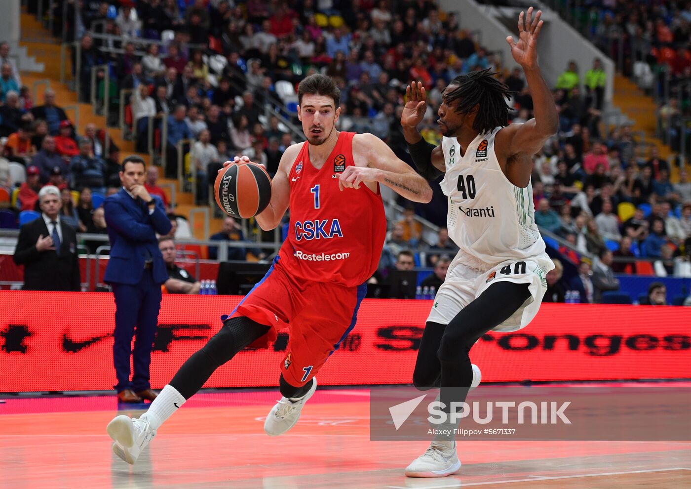 Russia Basketball Euroleague CSKA - Darussafaka