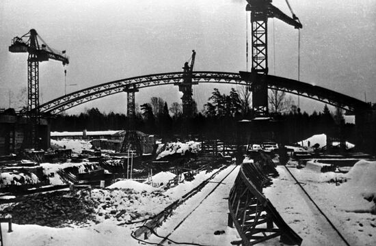 U-70 protron accelerator under construction