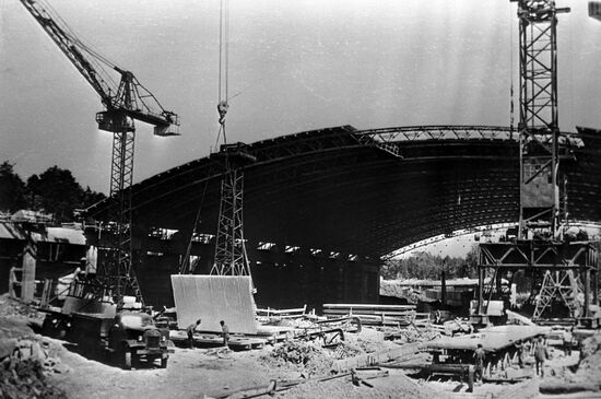 U-70 protron accelerator under construction