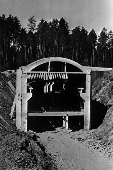 U-70 protron accelerator under construction