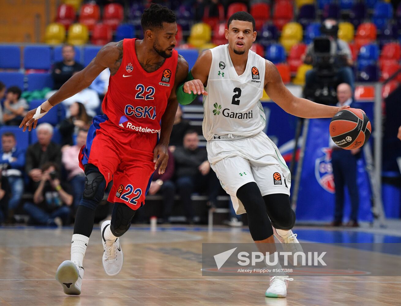 Russia Basketball Euroleague CSKA - Darussafaka