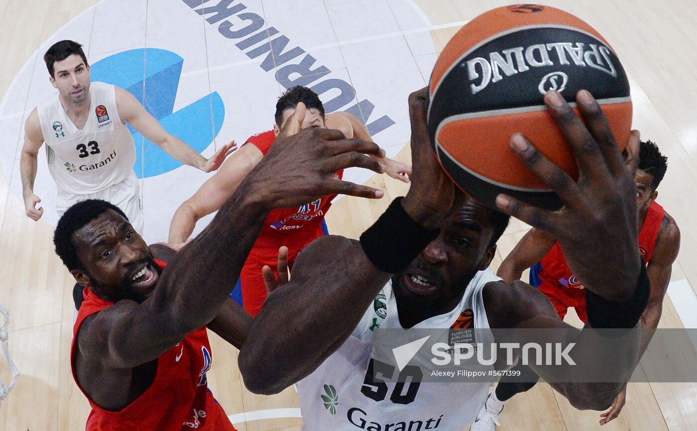 Russia Basketball Euroleague CSKA - Darussafaka