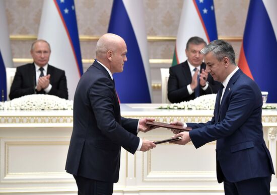 President Vladimir Putin's state visit to Uzbekistan