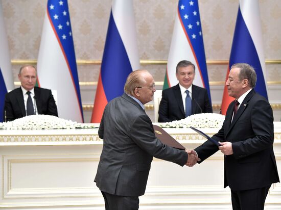 President Vladimir Putin's state visit to Uzbekistan
