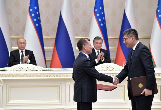 President Vladimir Putin's state visit to Uzbekistan
