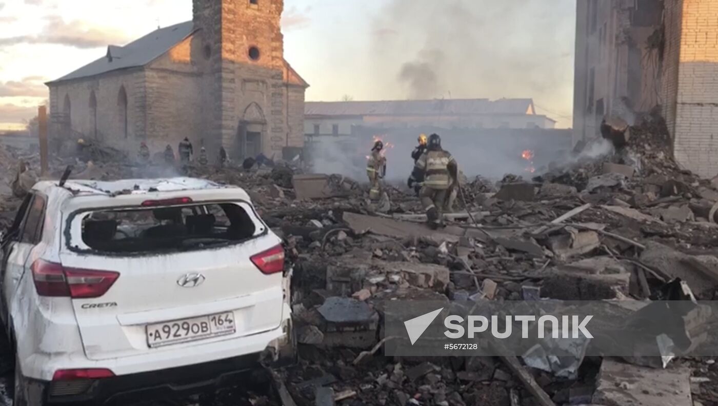 Russia Fireworks Factory Explosion