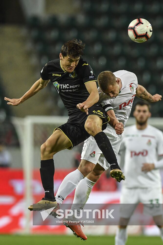 Russia Soccer Premier-league Lokomotiv - Rostov