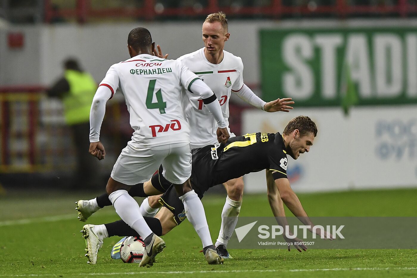 Russia Soccer Premier-league Lokomotiv - Rostov