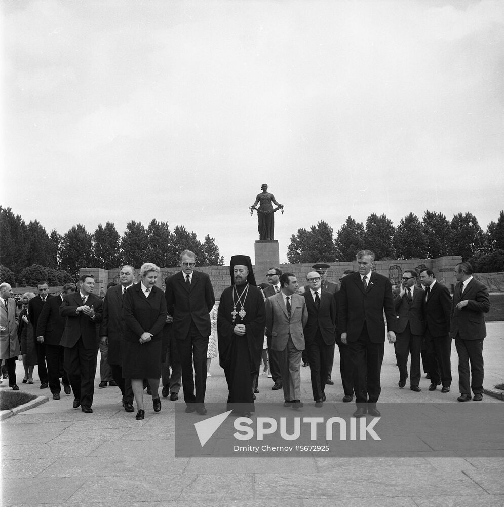 President of Cyprus Makarios III's visit to USSR