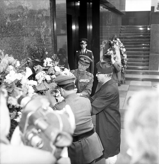 King of Nepal visits USSR