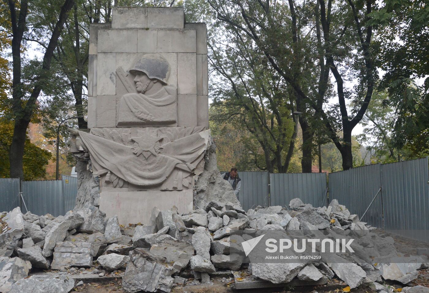 Poland Russia Soviet Monument