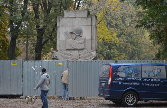Poland Russia Soviet Monument