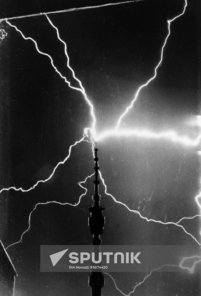 Thunderstorm in Moscow