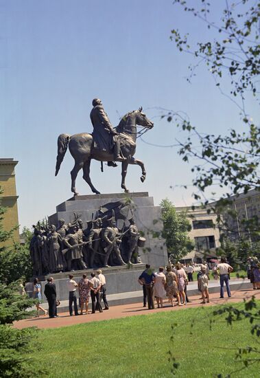 Monument to Mikhail Kutuzov in Moscow