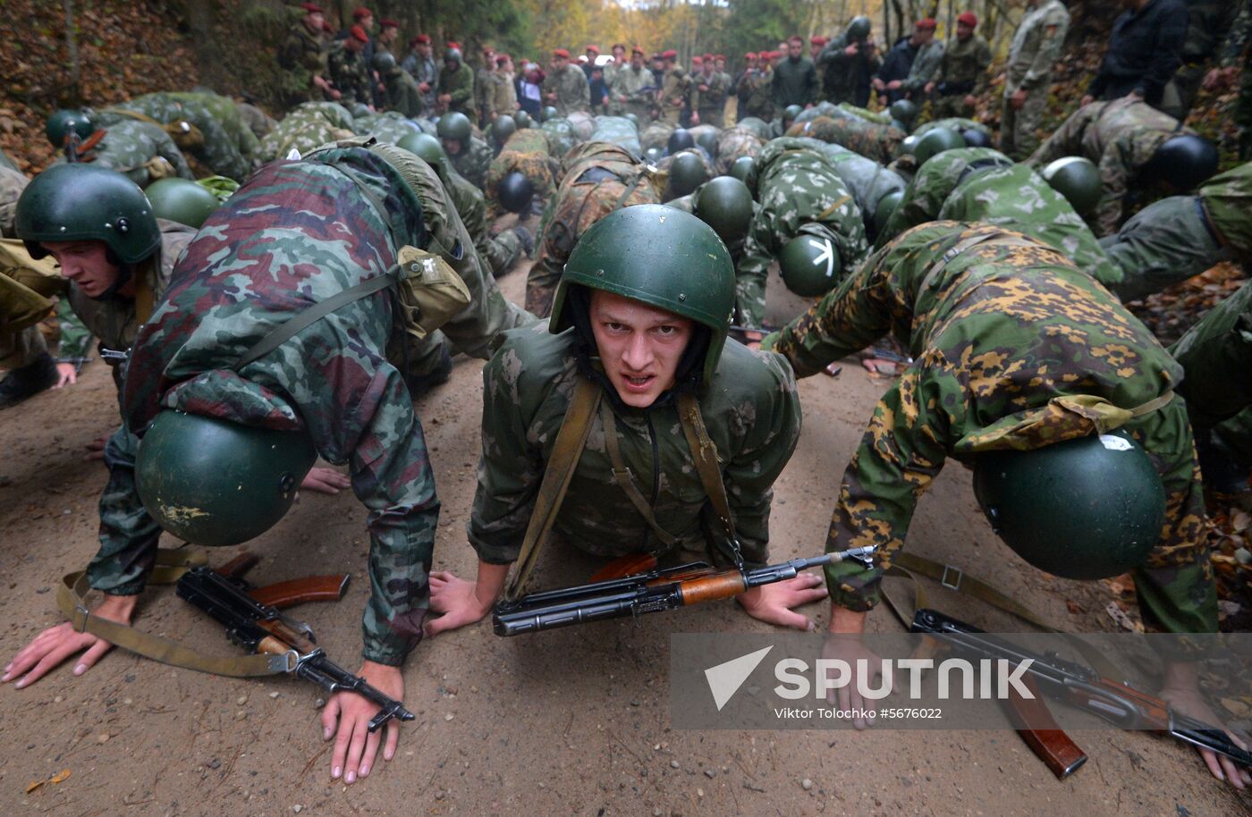 Belarus Interior Ministry Soldiers Exams