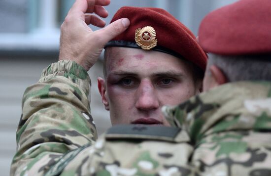 Belarus Interior Ministry Soldiers Exams