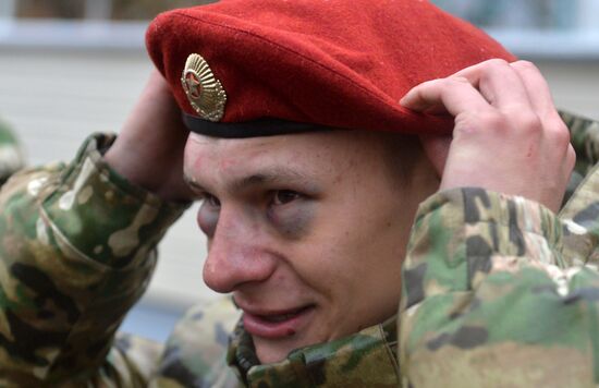 Belarus Interior Ministry Soldiers Exams